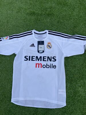 レアル・マドリード SIEMENS MOBIL 2XLsize Vintage Real Madrid Shirt Siemens Mobile - Size Extra Large