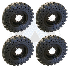 14.00-24 G2A Solid Tires / Wheels 14.00x24 1400-24 1400x24 140024 | 4X TWAs