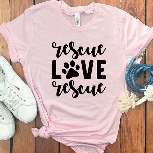 RESCUE LOVE T-SHIRT - Picture 25 of 49
