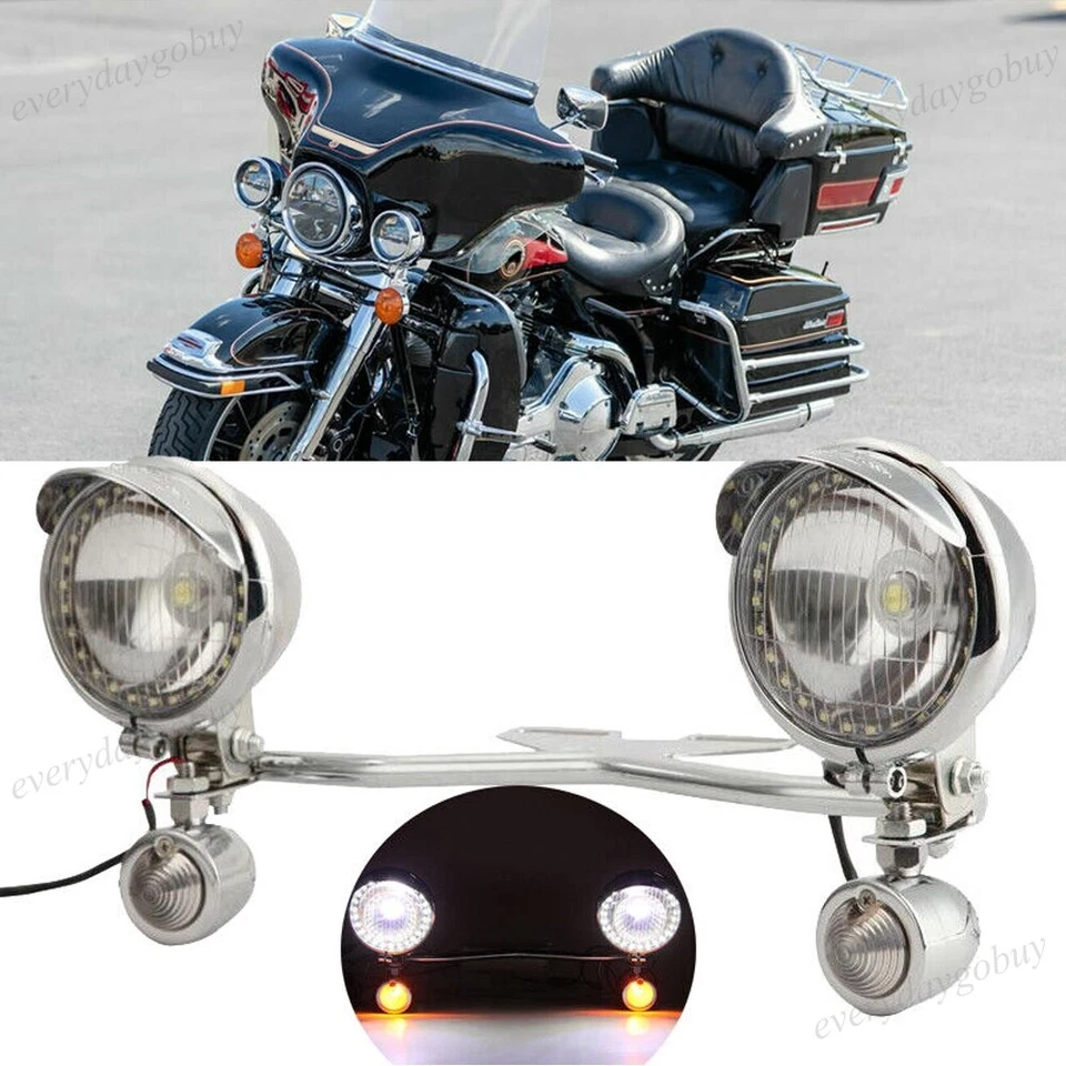 Barra de luz de señales de giro de paso para Honda Shadow Spirit Aero Ace VLX VT750 VT1100 Foto 2 de 4