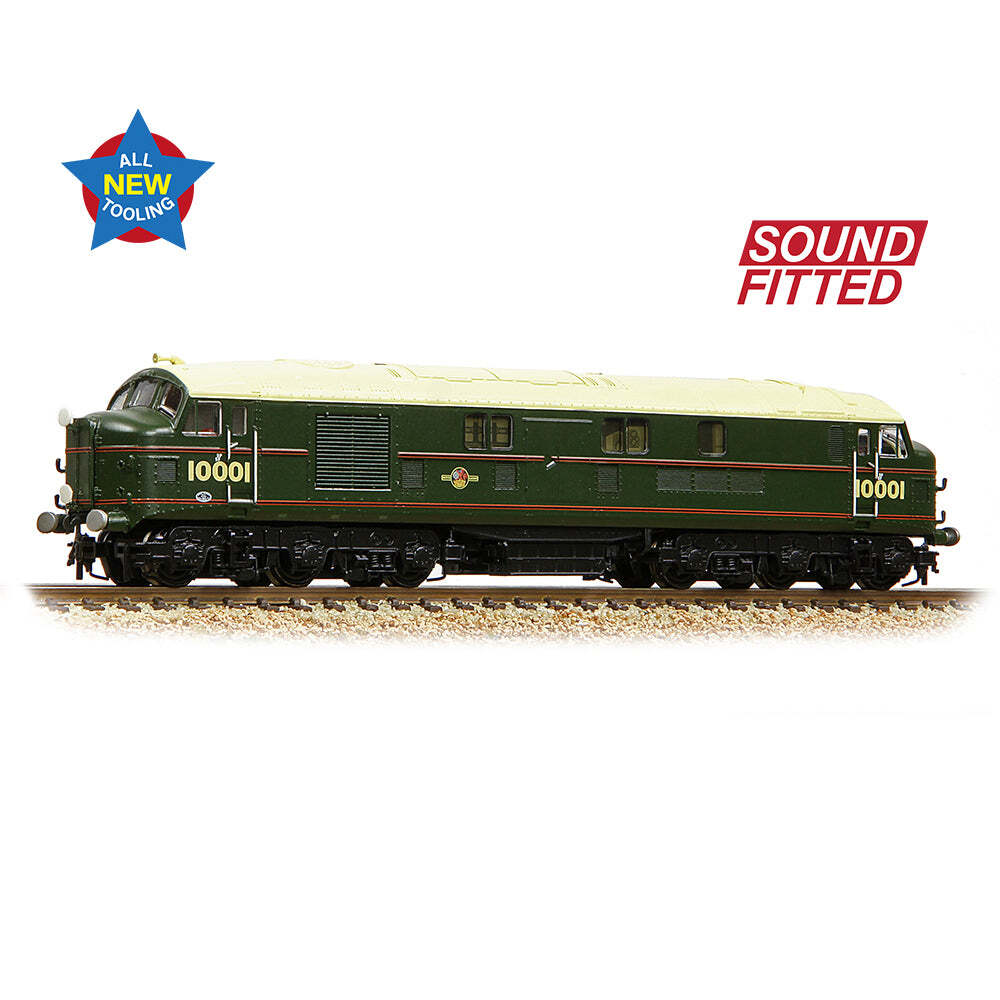Graham Farish 372-917SF N Gauge LMS 10001 BR Lined Green (Late) DCC SOUND