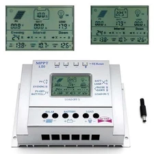 80A 60A MPPT Solar Panel Regulator Charge Controller 12V/24V 1000W/2000W LCD G1