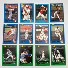 1993 TOMY I.D Card Trading card japan baseball 12 Sheet Set  No,7