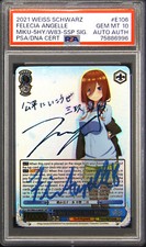 Weiss Schwarz PSA 10 - A Step Forward, Miku Nakano SSP signed by Felecia Angelle