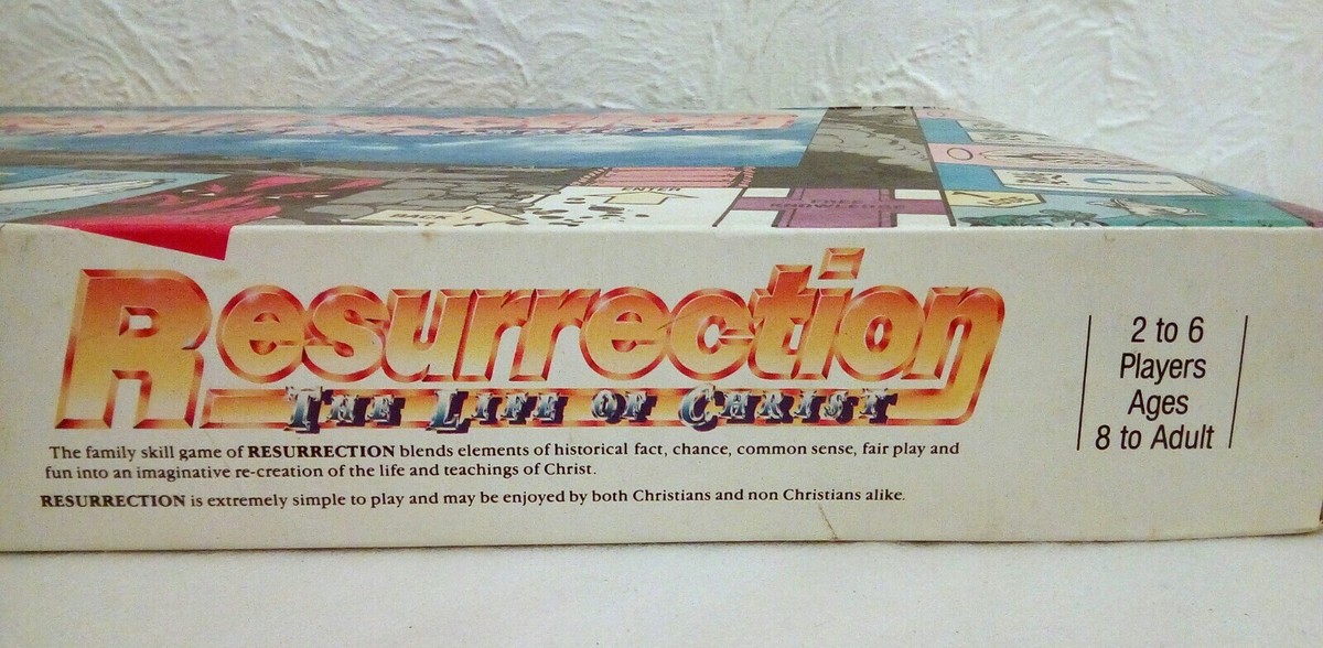 Jeu De Société RARE Resurrection – La Vie Du Christ, édition 1989 FAC