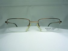 Vuillet Vega eyeglasses half rim square oval Titanium alloy frames men women NOS
