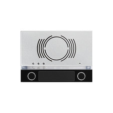 frontale per posto esterno audio, 2 pulsanti, alpha, nero  - URMET 1168/132