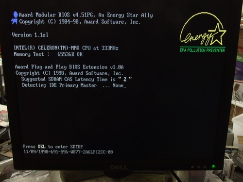 Iston KA-6100 Slot 1 AT motherboard w/ Intel Celeron-MMX 333MHz CPU & 64Mb Ram - Picture 2 of 17