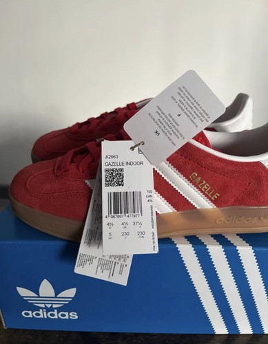 Adidas Gazelle Indoor Better Scarlet Red | Size UK 4.5 | Brand New | Fast Ship | - Picture 5 of 9