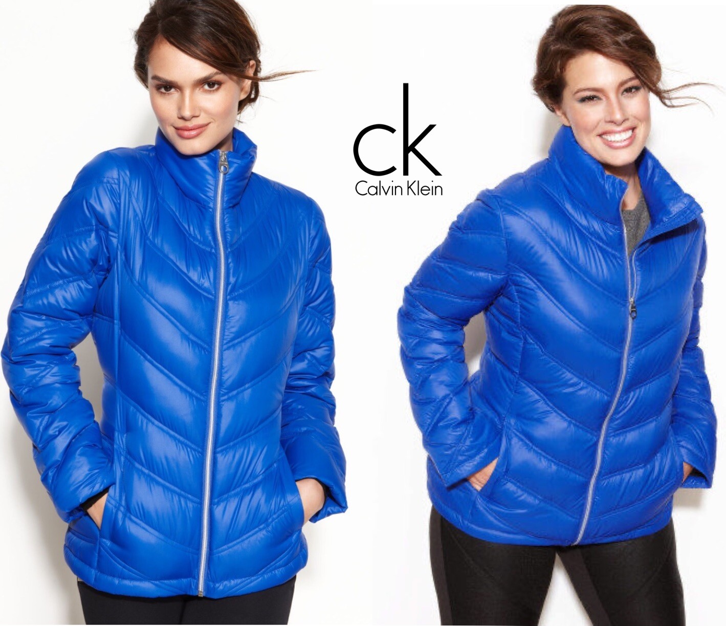 Calvin Klein Packable Duck Down Puffer Jacket Wom… - image 1