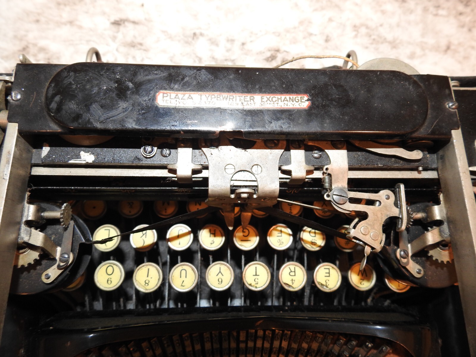 Antq Portable Plaza Typewriter Exchange WWII Wartime Journalist
