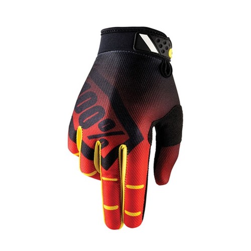 100% - Brisker Full Finger Adult Mens Summer Durable Lightweight Riding Gloves - Picture 11 of 28