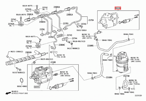 Genuine Hilux Surf KDN215 Prado KDJ121 KDJ120 1KD Suction Control Valve Kit - Picture 19 of 20