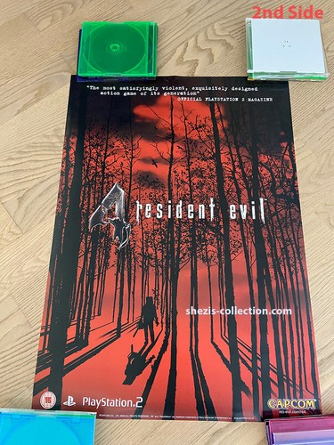 Resident Evil 4 Official Promo Poster PS2 UK Version Capcom 2005 - Bild 10 von 15