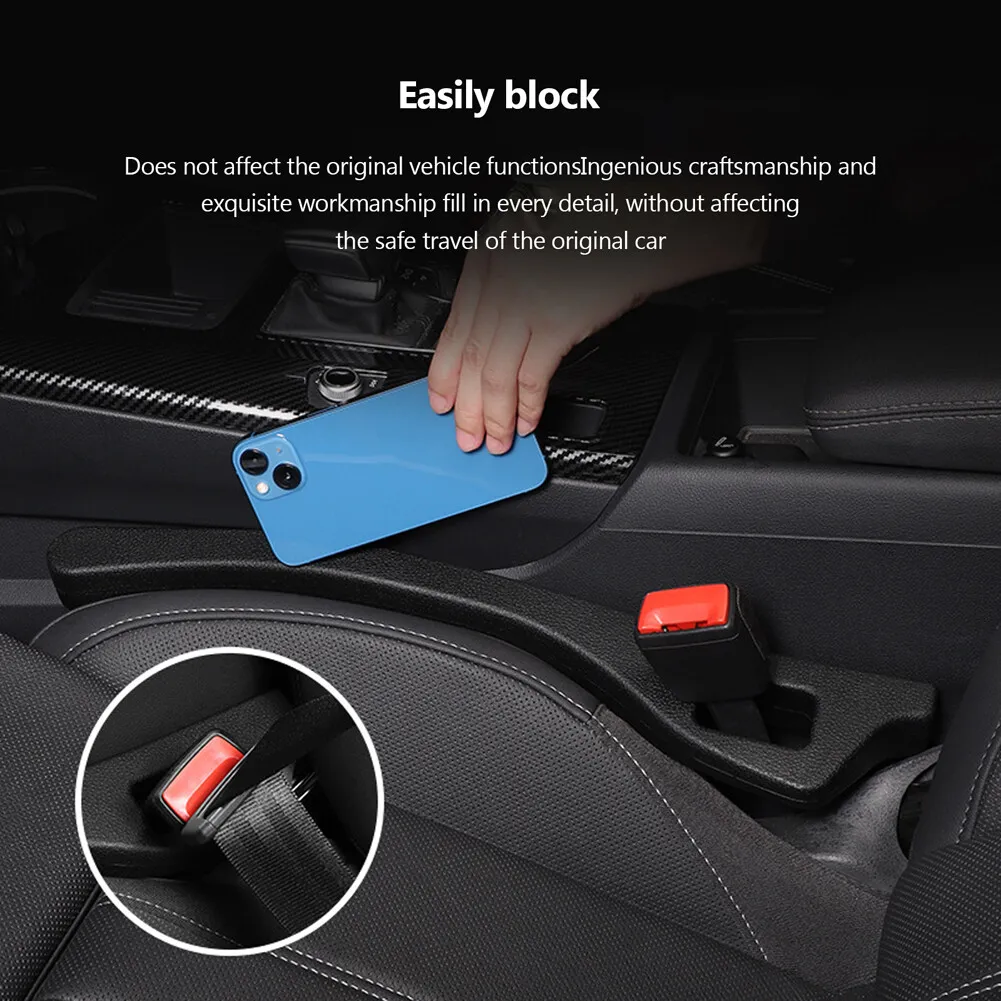 Car Seat Gap Filler Elastic Anti-Drop Seat Gap Strip Auto Interior