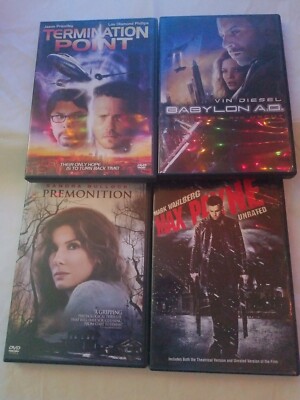 4 DVD lot. Max Payne, Premonition, Babylon AD, Termination Point. PREOWNED