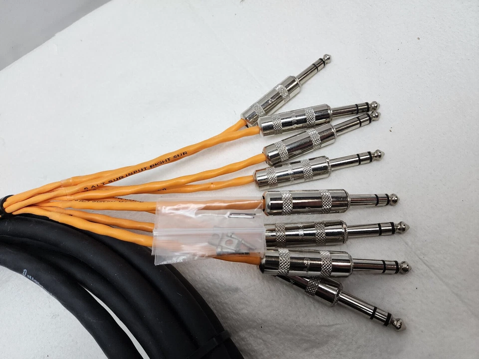 Digidesign DB25 to TRS DigiSnake - Surround In Orange Audio Digital Cable - Image 2 of 4