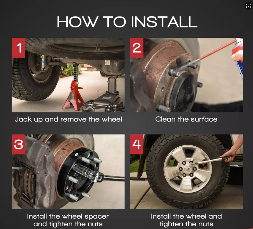 4x 2 inch 5x4.5 to 5x5 Wheel Adapters Hubcentric Fits For Jeep Wrangler YJ TJ KJ thumbnail 5