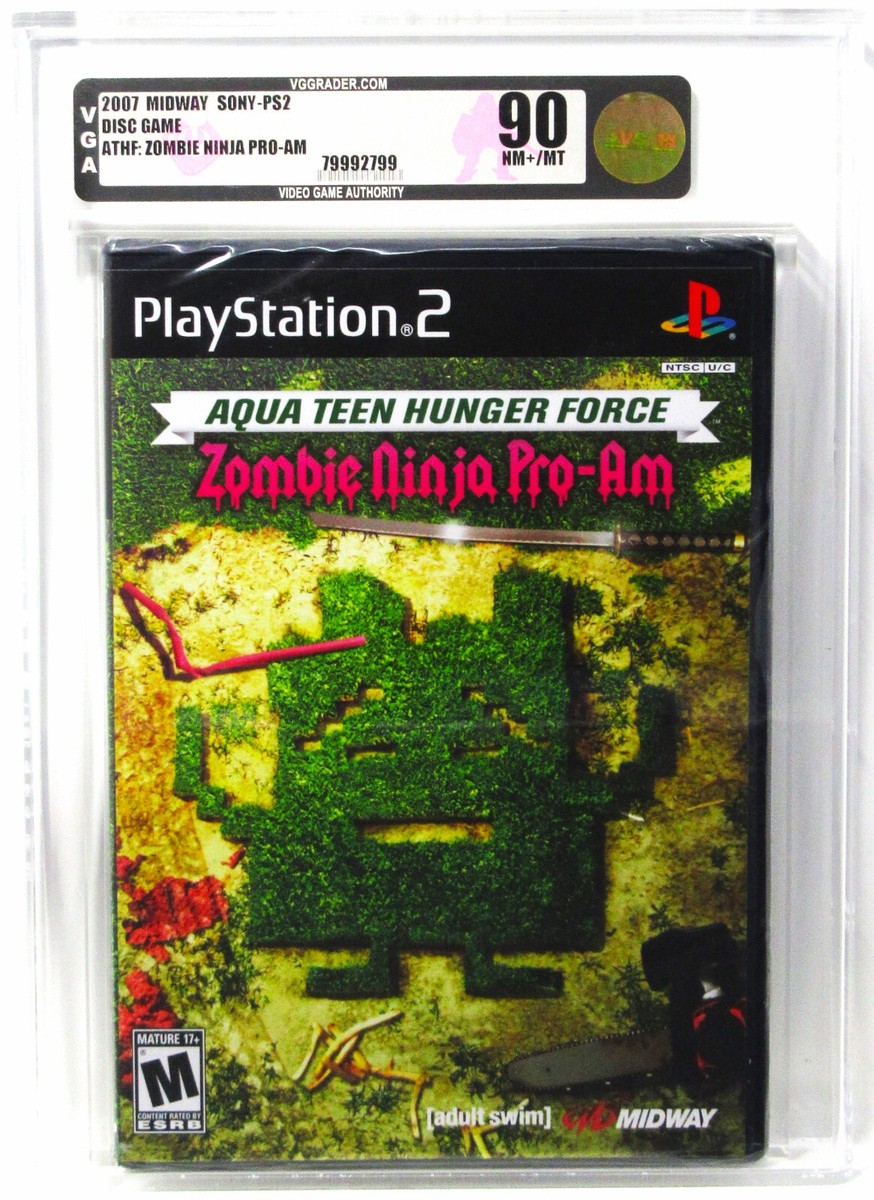 スーパーブレイントレーニングDVD Aqua Teen Hunger Force Zombie Ninja Pro-Am VGA 90 PlayStation 2