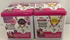 Lot Of 2 -Minnie Mouse Minnie Surprise Bracelet Activity Set