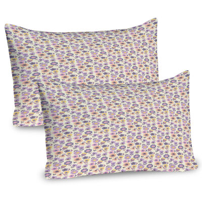 Grafik Tulip und Daisy 2 Teiliges Kissenbezugs Set 40x80cm