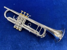 New EASTMAN Trumpet - ETR 524 GS - GOLD Brass Bell - GOLD TRIM - SILVER Plate