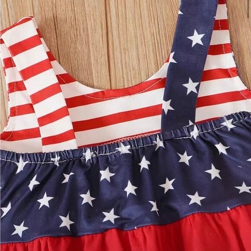 Girls Boutique USA Stars Strips Top & Bell Bottoms JULY 4TH 12 18 24 2 3 4 5 - Picture 4 of 9