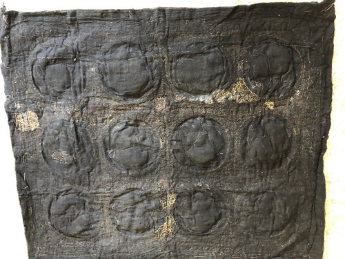Vintage THAILÄNDISCHER KALAGA-WANDTEPPICH: Astrologisches Tierkreishoroskop handbestickt - Bild 12 von 12