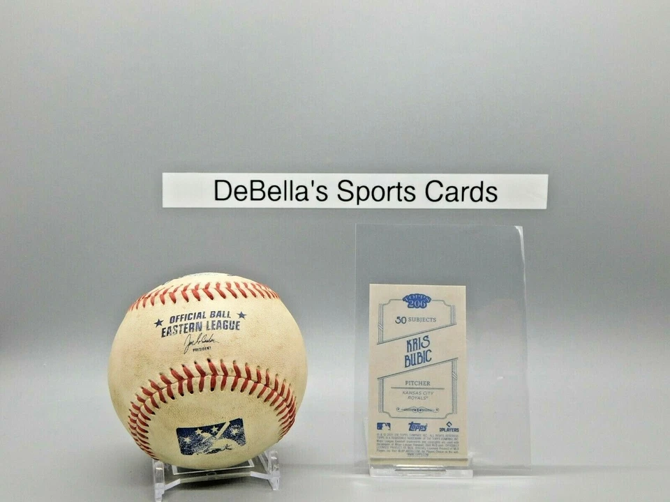 2021 Topps T206 WAVE 1 Kris Bubic Royals RC BASE Back - Image 2 of 2