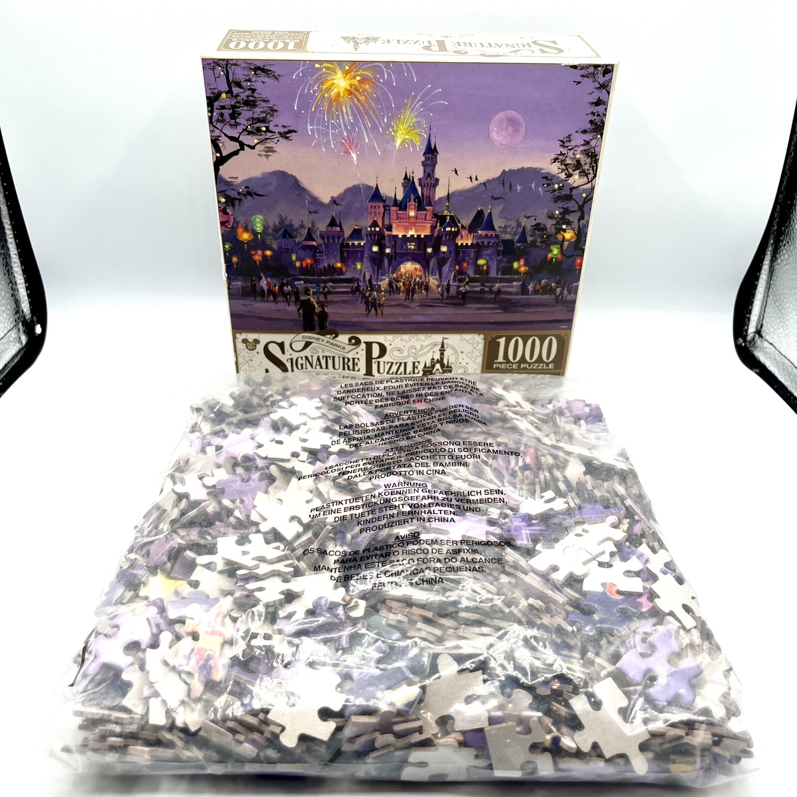 Disney Parks 1000-Piece Puzzle Sleeping Beauty Castle Hong Kong Disneyland