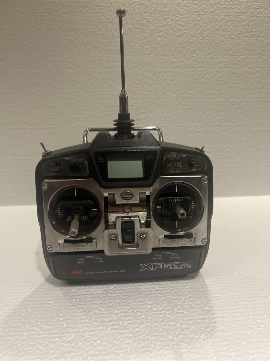 JR XF622 Transmitter 6 Ch Multi Data Display RC Radio Controller