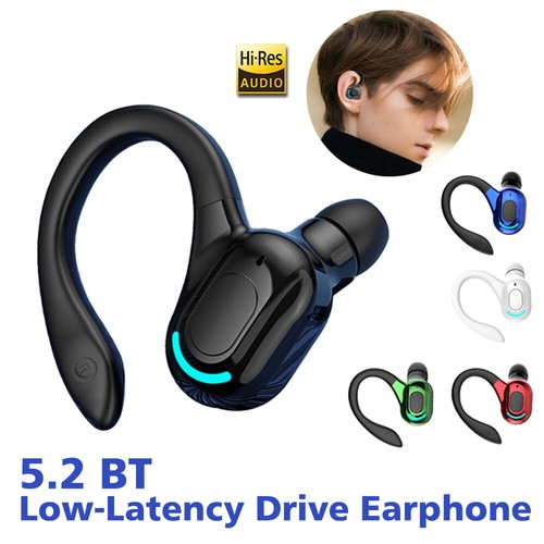 Bluetooth 5.2 Headset Wireless Earbuds Ohrhörer Stereo Kopfhörer Ohrbügel - Bild 9 von 36