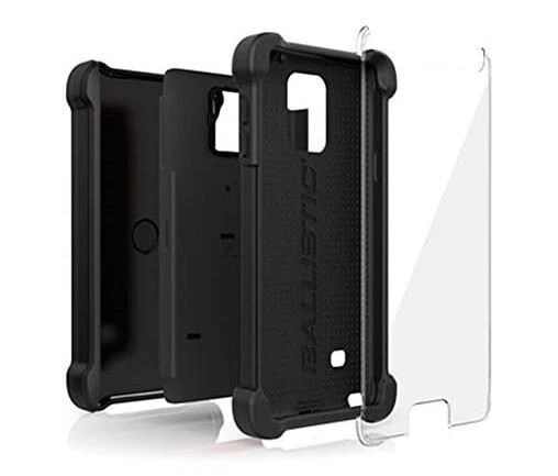 Funda Ballistic Tough Jacket Maxx con funda para Samsung Galaxy Note 4 - Negra Foto 2 de 4
