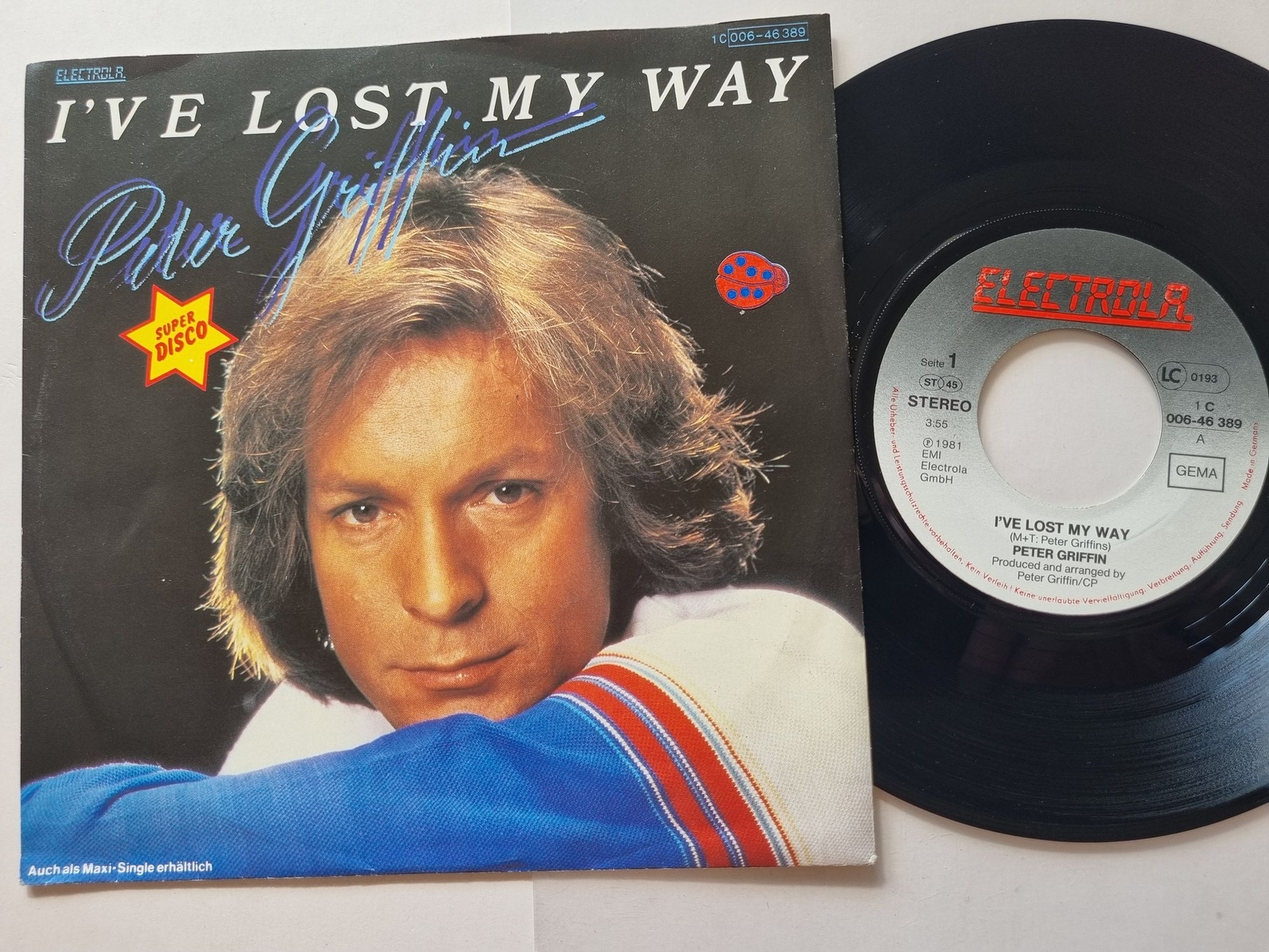 Peter Griffin - I've lost my way 7'' Vinyl Germany