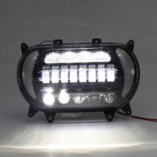 LED DRL Headlight For Harley Road Glide FLTR FLTRXS 2015-2023 - Imagen 14 de 17