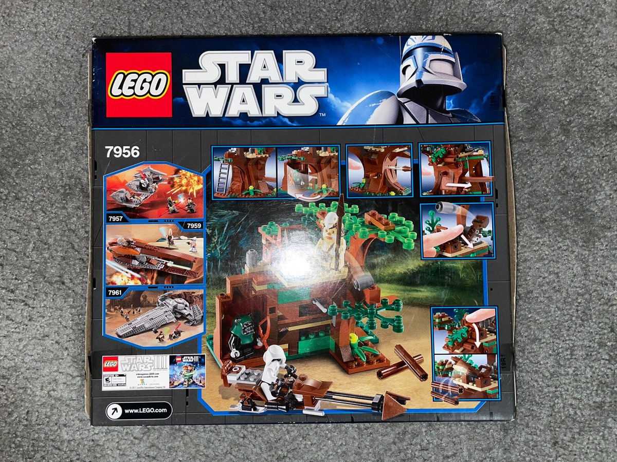 Lego 7956 Star Wars Ewok Attack Tokkat & Logray figures