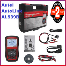  AUTOLINK FAULT CODE READER + ELECTRICAL BATTERY TEST TOOL AL539B OBD2