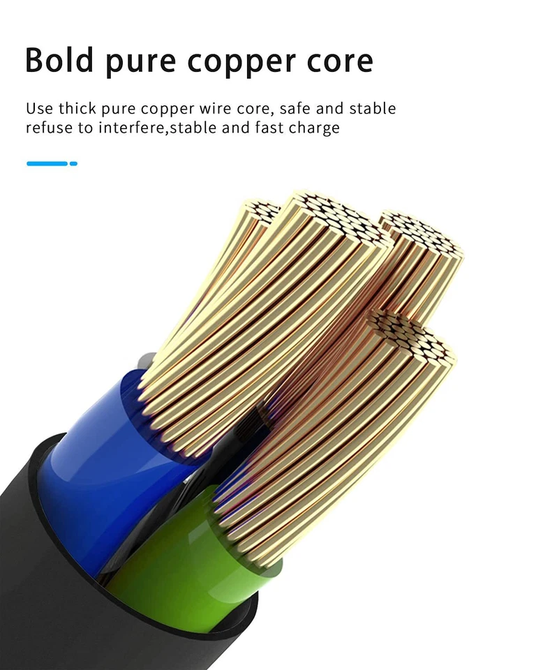 3/6FT Micro USB Fast Charger Data Sync Cable Cord For Samsung Galaxy S5 S6 S7 - Image 2 of 4