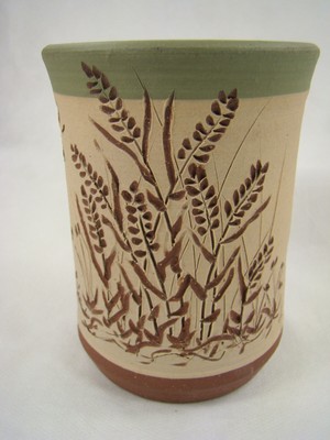 Slipware Plate SP115 Folk Art Pottery made in Pennsylvania