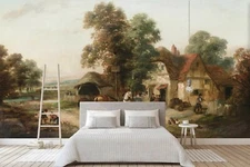 3D Oil Countryside Wallpaper Wall Mural Removable Self-adhesive Sticker 362