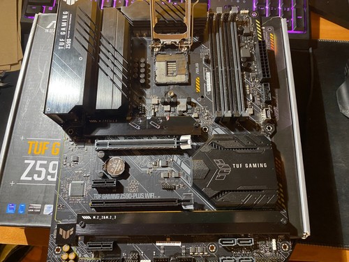 ASUS TUF GAMING Z590-PLUS LGA 1200 Intel 10TH / 11TH GEN ATX Motherboad(WORKING)