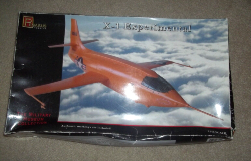 Pegasus BELL X-1 Experimental Aircraft Model Kit 1:18 Scale #8802 Open Box cmpt