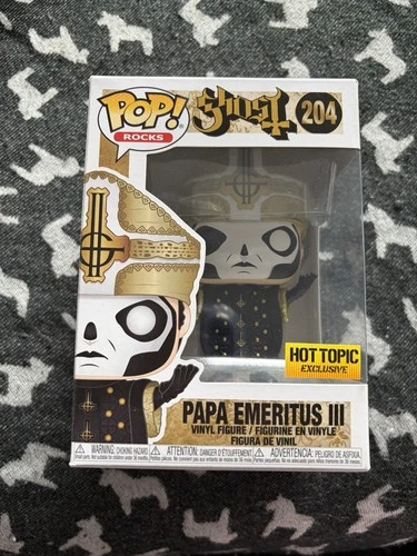 Funko Pop Rocks Ghost Papa Emeritus III #204 Vinyl Figure Hot Topic Exclusive