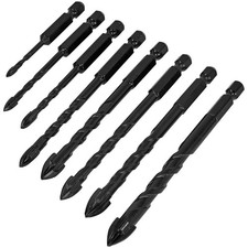 Sealey Tile & Glass Drill Bit Set 8pc