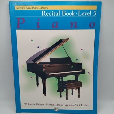 Alfred's Basic Piano Library Course Recital Book-Level 5-NEW