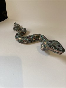 POLYMER CLAY SNAKE SCULPTURE