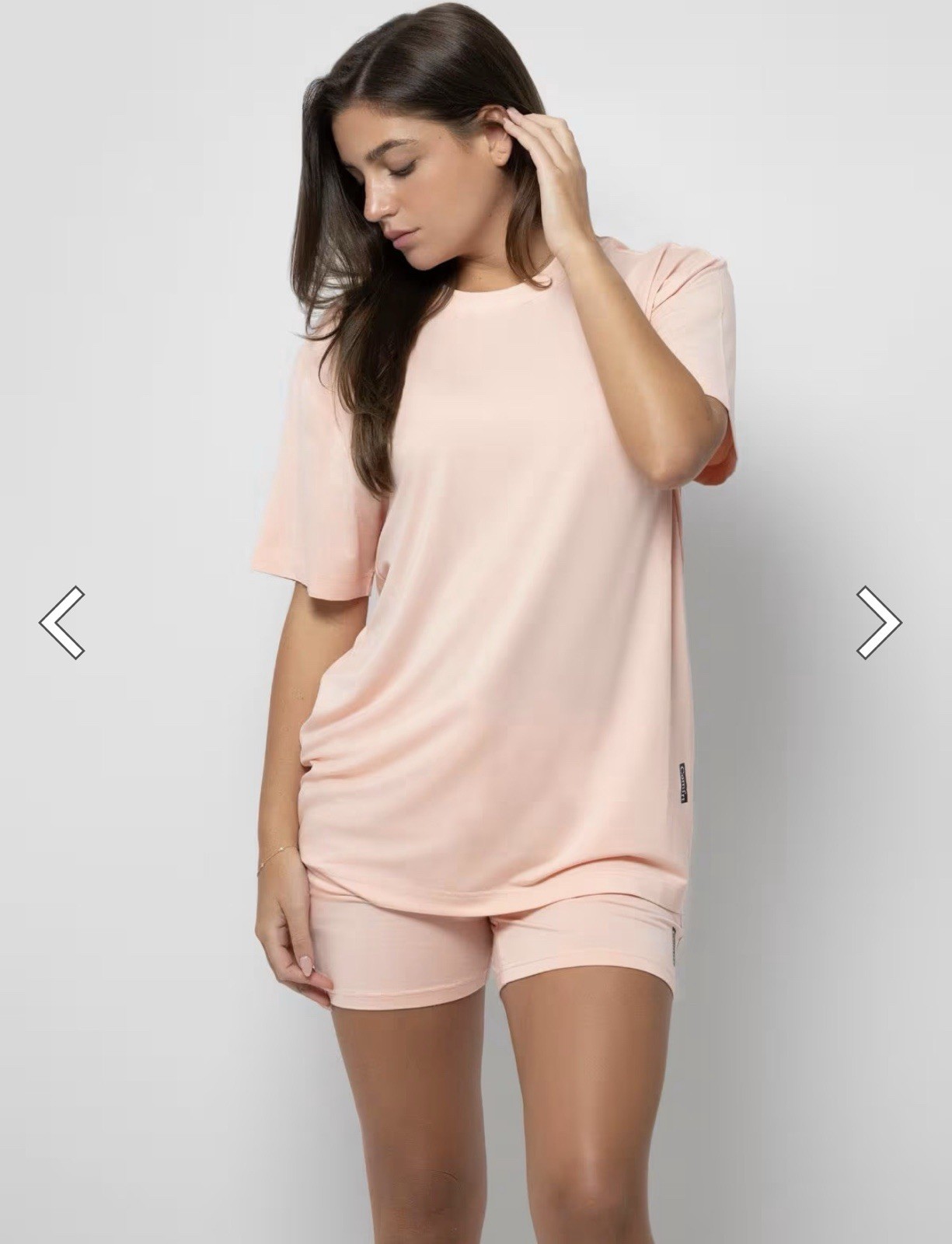 Comfrt Cloud Lounge Tee Peach small