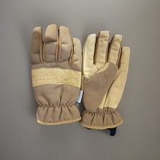 Wells Lamont Leather Fabric Brown Industrial Work Gloves with 3M Thinsulate