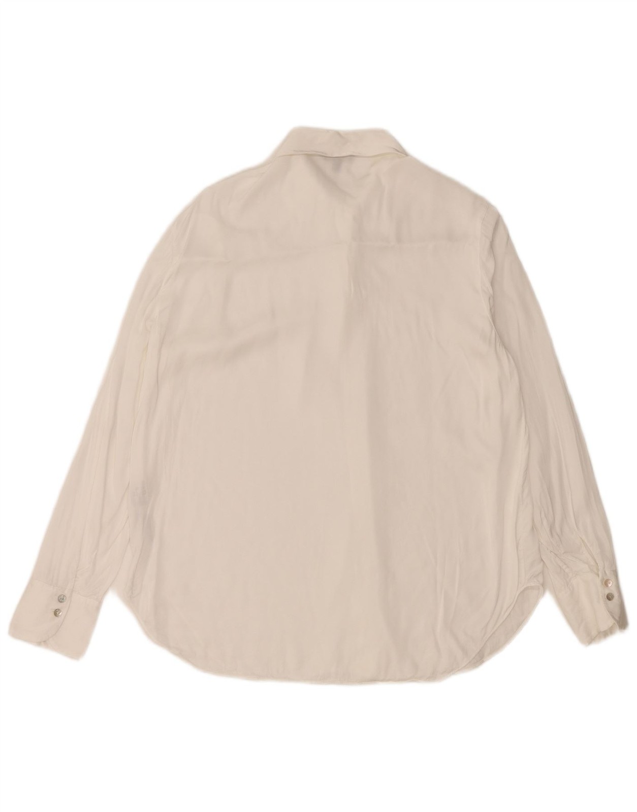 MASSIMO DUTTI Womens Shirt EU 38 Medium White Viscose DG20 thumbnail 2