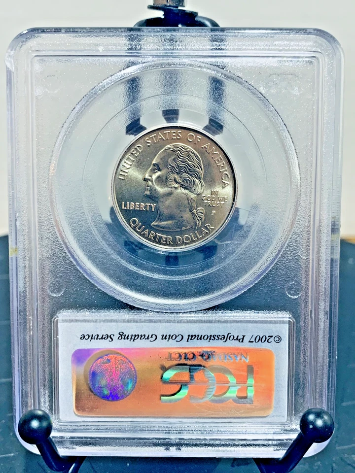 2007-P Washington Quarter Washington Satin Finish PCGS MS68 #13353847 - Image 2 of 2